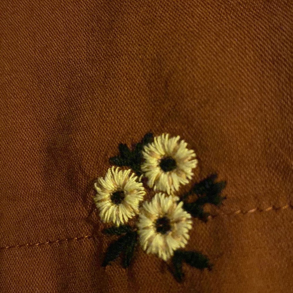 NEW Old Navy floral embroidered boho peasant top - Picture 6 of 9